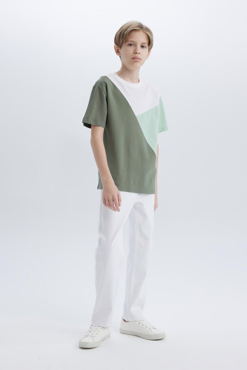 ديفاكتو بنطلون جينز اولادي قصة مستقيمة ورجل عادي اوف وايت - Image 3